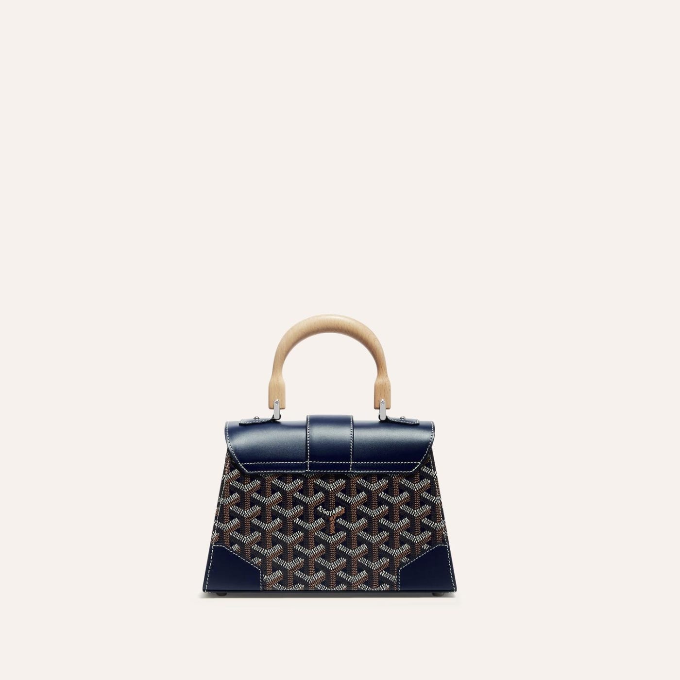 Goyard Saigon Structured Mini Bag Navy Blue - Image 3